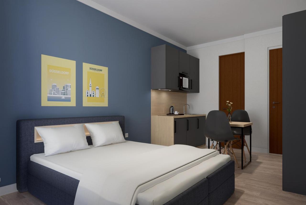 Antares Apartments Dusseldorf Bagian luar foto