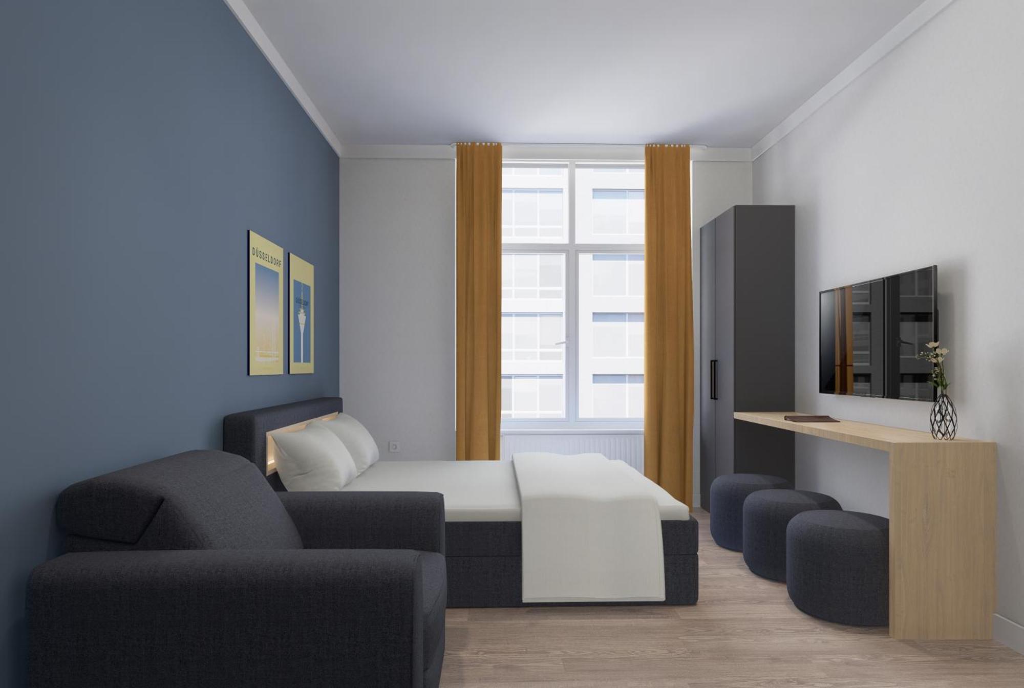 Antares Apartments Dusseldorf Bagian luar foto